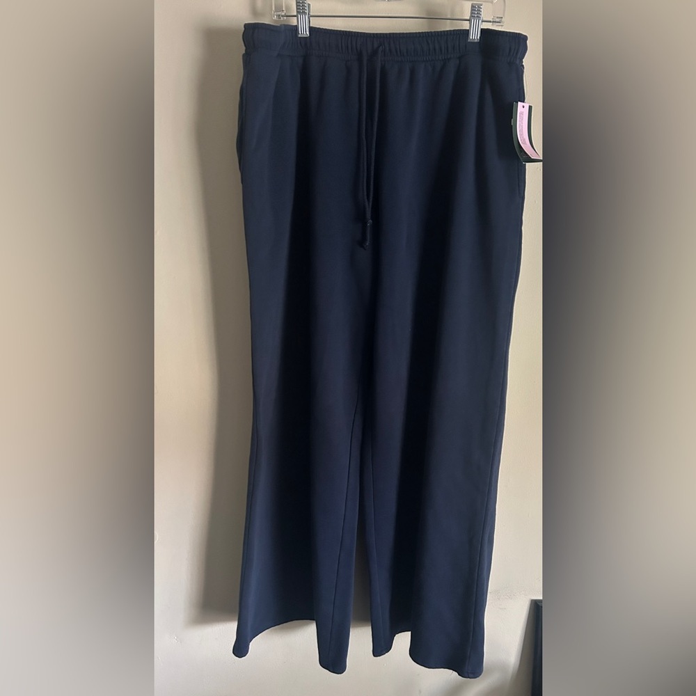 Women's Mid-Rise Wide Leg Sweatpants - Wild Fable  Blue XXL